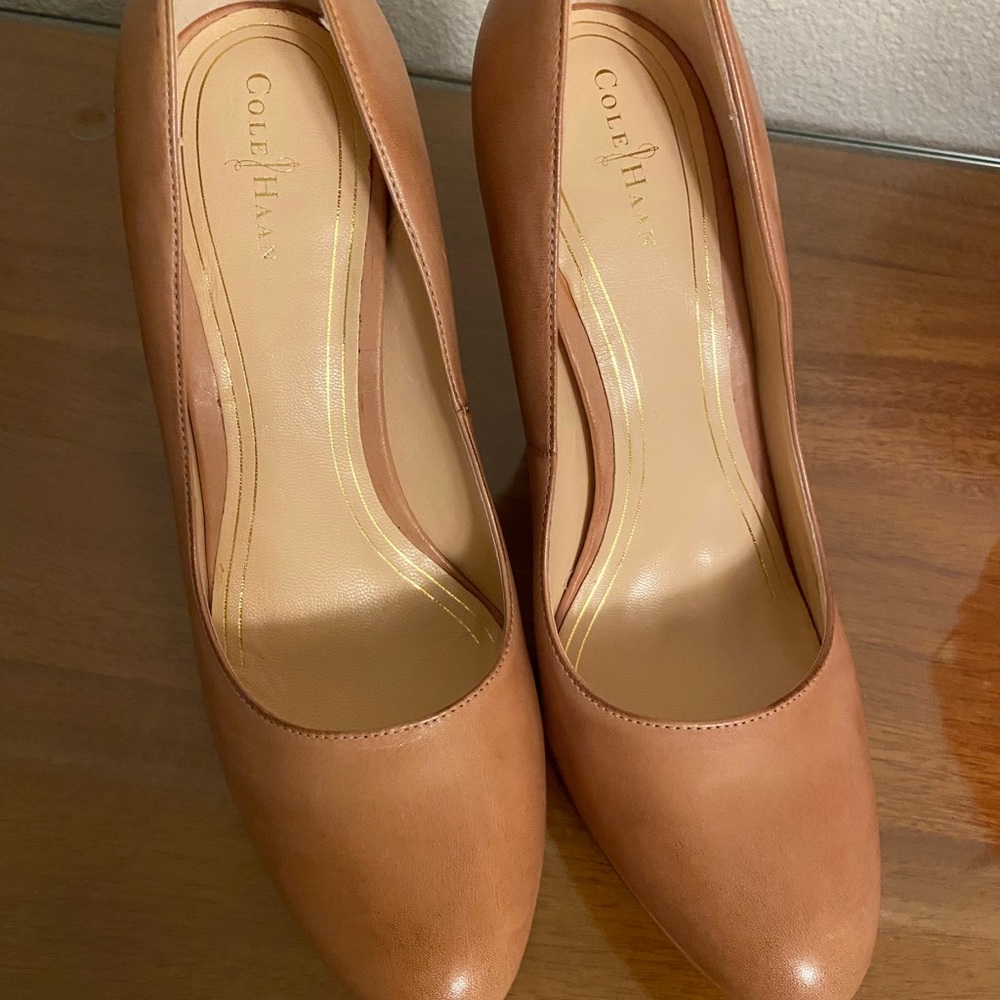Cole Haan Women's 5” Tan Pumps